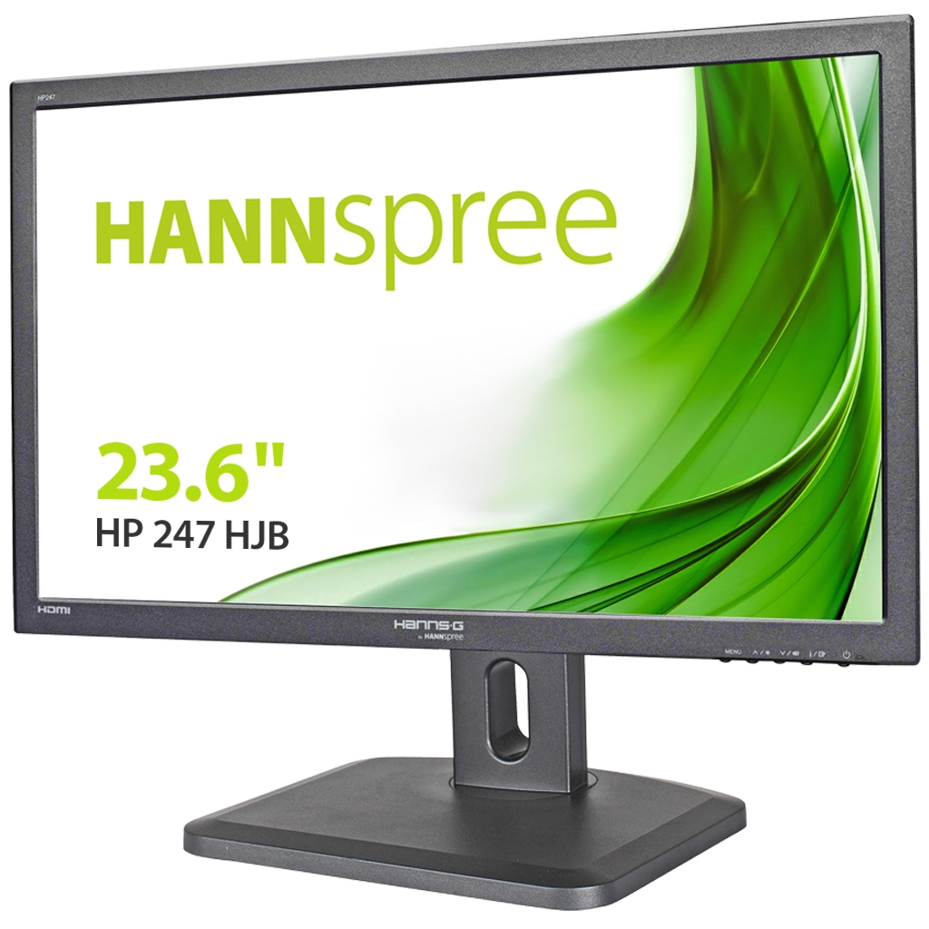 Hannspree Hanns.G HP 247 HJB 59.9 cm (23.6") 1920 x 1080 pixels Full HD LED Black - HP247HJB